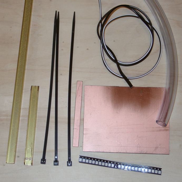 Bits and pieces for the LED taillight