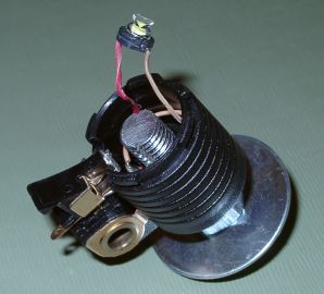 Rear part before gluing the LED